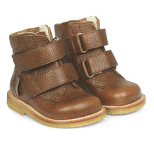 Indlæs billede til gallerivisning TEX-støvle m. velcro, Cognac