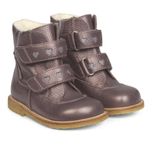 Indlæs billede til gallerivisning TEX-støvle m. velcro og refleks, Lavendel