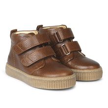 Indlæs billede til gallerivisning Sneakers m. velcro, Cognac