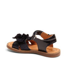 Indlæs billede til gallerivisning Sandal m. velcro, Sortblå