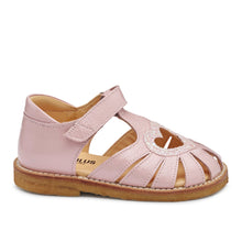 Indlæs billede til gallerivisning Sandal m. velcro, Rosa Glitter