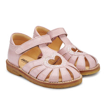 Indlæs billede til gallerivisning Sandal m. velcro, Rosa Glitter