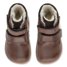 Indlæs billede til gallerivisning Bundgaard TEX-støvle med dobbelt velcrolukning og uldfoer/ Brun top