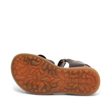 Indlæs billede til gallerivisning Sandal m. velcro, Sortblå