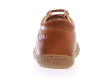 Indlæs billede til gallerivisning Naturino begyndersko med snørelukning/ Cognac hæl