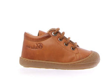 Indlæs billede til gallerivisning Naturino begyndersko med snørelukning/ Cognac side