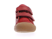 Indlæs billede til gallerivisning Begyndersko m. velcro, Mørk rød