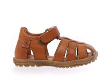 Indlæs billede til gallerivisning Sandal m. velcro, Cognac