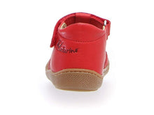 Indlæs billede til gallerivisning Naturino begyndersandal med velcrolukning/ Rød hæl