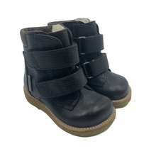 Indlæs billede til gallerivisning TEX-støvle m. velcro, Mørkebrun