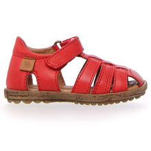 Indlæs billede til gallerivisning Sandal m. velcro, Rød