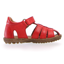 Indlæs billede til gallerivisning Sandal m. velcro, Rød