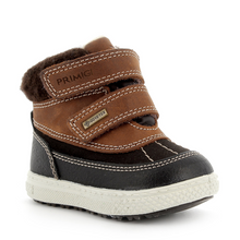 Indlæs billede til gallerivisning Primigi GORE-TEX vinterstøvle med dobbelt velcrolukning/ Brun Sort