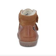 Indlæs billede til gallerivisning Bundgaard TEX-støvle med dobbelt velcrolukning/ Cognac bag