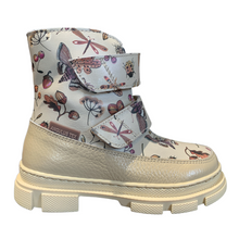 Indlæs billede til gallerivisning Angulus TEX-støvle med dobbelt velcrolukning/ Blomst side