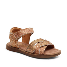 Indlæs billede til gallerivisning Sandal m. velcro, Bronze