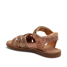 Indlæs billede til gallerivisning Sandal m. velcro, Bronze