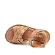 Indlæs billede til gallerivisning Sandal m. velcro, Bronze