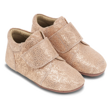 Indlæs billede til gallerivisning Hjemmesko m. velcro, Rosa glimmer