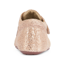 Indlæs billede til gallerivisning Hjemmesko m. velcro, Rosa glimmer