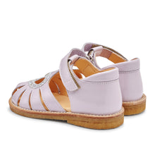 Indlæs billede til gallerivisning Sandal m. velcro, Lavendel Glitter