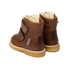 Indlæs billede til gallerivisning Angulus TEX-støvle med dobbelt velcrolukning/ Brun hæl