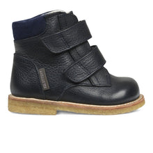 Indlæs billede til gallerivisning Angulus TEX-støvle med dobbelt velcrolukning/ Navy side