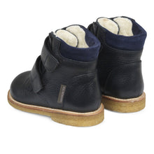 Indlæs billede til gallerivisning Angulus TEX-støvle med dobbelt velcrolukning/ Navy hæl
