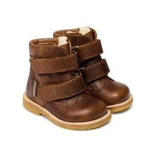 Indlæs billede til gallerivisning Angulus TEX-støvle med dobbelt velcrolukning/ Brun