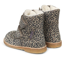 Indlæs billede til gallerivisning Angulus TEX-støvle med dobbelt velcrolukning/ Leopard hæl