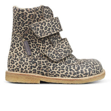 Indlæs billede til gallerivisning Angulus TEX-støvle med dobbelt velcrolukning/ Leopard side