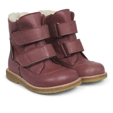 Indlæs billede til gallerivisning Angulus TEX-støvle med dobbelt velcrolukning/ Mørk rosa