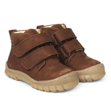 Indlæs billede til gallerivisning Angulus begyndersko med velcrolukning/ Cognac front