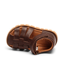 Indlæs billede til gallerivisning Sandal m. velcro, Brun