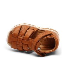 Indlæs billede til gallerivisning Sandal m. velcro, Cognac