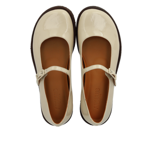 Sandal m. spænde, Beige