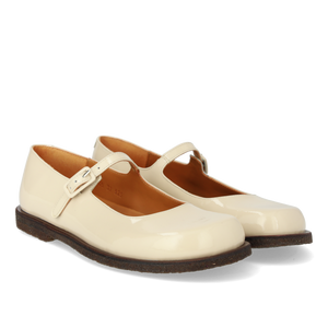 Sandal m. spænde, Beige