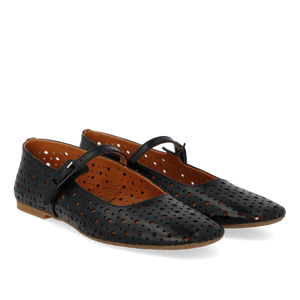 Sandal m. spænde, Sort