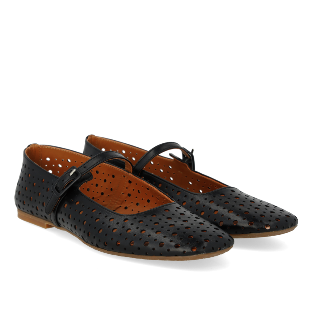 Sandal m. spænde, Sort