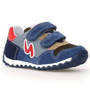 Sneakers m. velcro, Navy