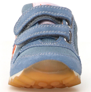 Sneakers m. velcro, Blå