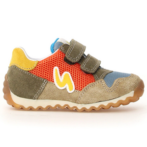 Sneakers m. velcro, Grå