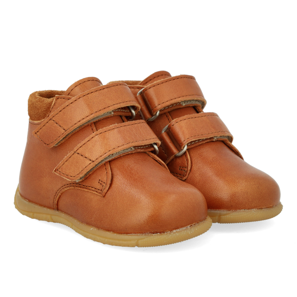 Begyndersko m. velcro, Cognac