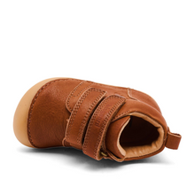 Indlæs billede til gallerivisning Begyndersko m. velcro, Cognac
