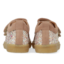 Indlæs billede til gallerivisning Sneakers m. velcro, Rosa glitter
