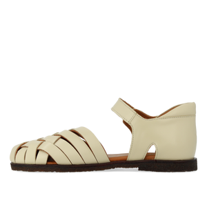 Sandal m. spænde, Beige