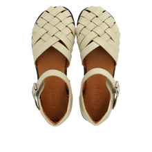 Indlæs billede til gallerivisning Sandal m. spænde, Beige
