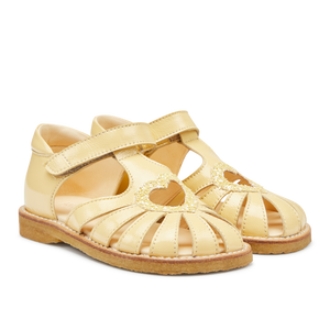 Sandal m. velcro, Gul