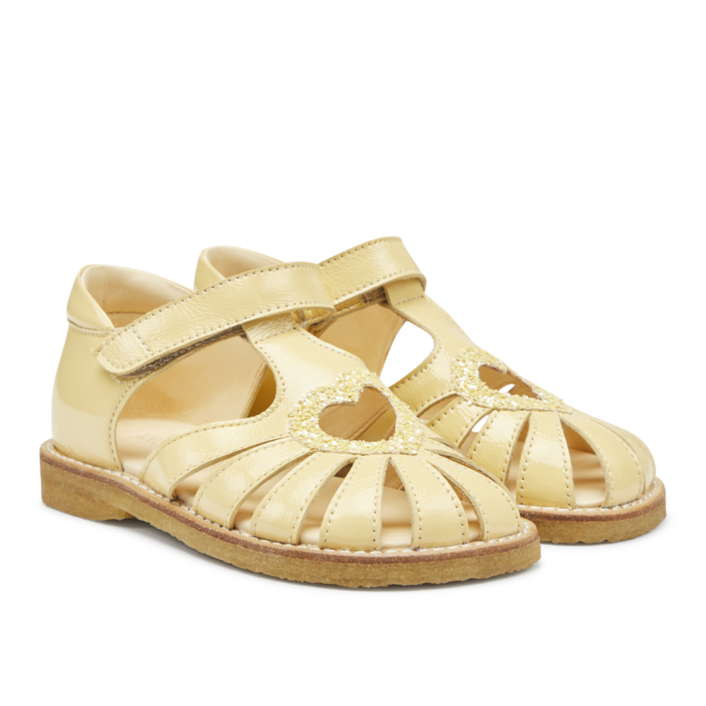 Sandal m. velcro, Gul