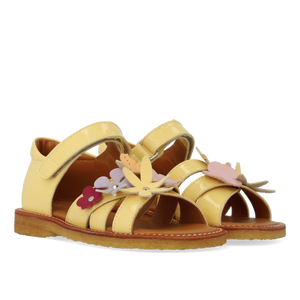 Sandal m. velcro, Gul